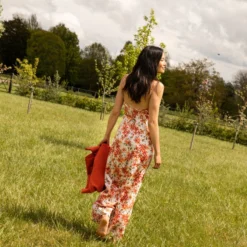 Silk Dress In Wild Rose -Bertioli 27 ThymeSilks 202106 AW HR scaled