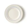 Dessert/Salad Plate With One Blue Stripe Detail