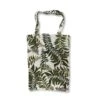 Fern Printed Linen Book Bag