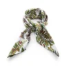 Silk Head Scarf In Fern