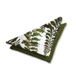 Fern Napkin -Bertioli Folded green napkins 141019 v1 b6443c96 2009 4e18 9737 451f7a55a3cc