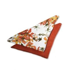 Wild Rose Napkin -Bertioli Folded orange napkins 141019 v1 003d2f79 4fe8 41a0 bbe0 5899f83473f3