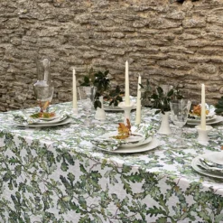 Oak Leaf Linen Table Cloth -Bertioli IMG 6817 scaled