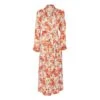 Silk Robe In Wild Rose