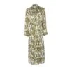 Silk Robe In Fern