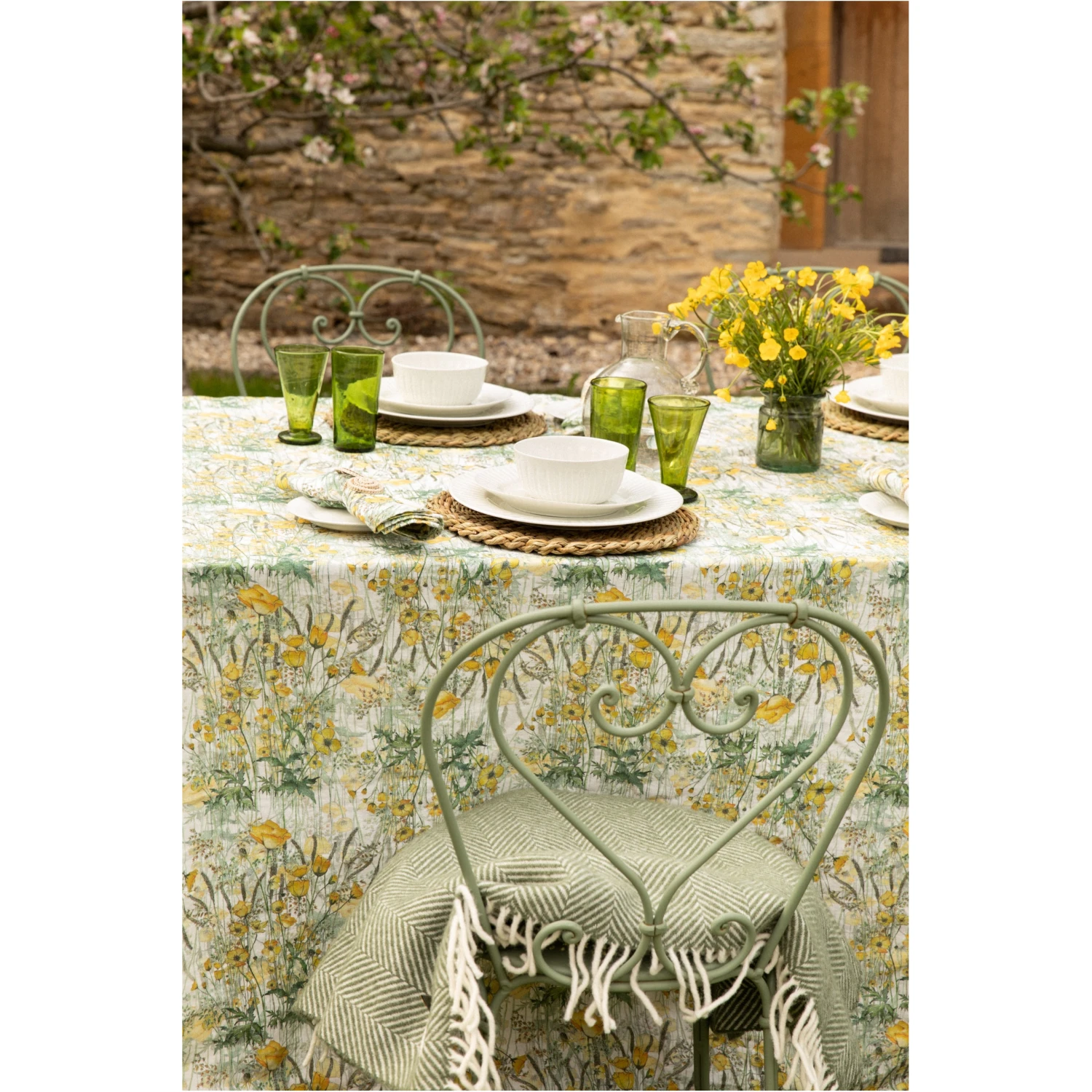 Buttercup Linen Table Cloth 3 Buttercup Linen Table Cloth - Image 3