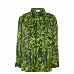 Silk Shirt In Rivermint With Stripe