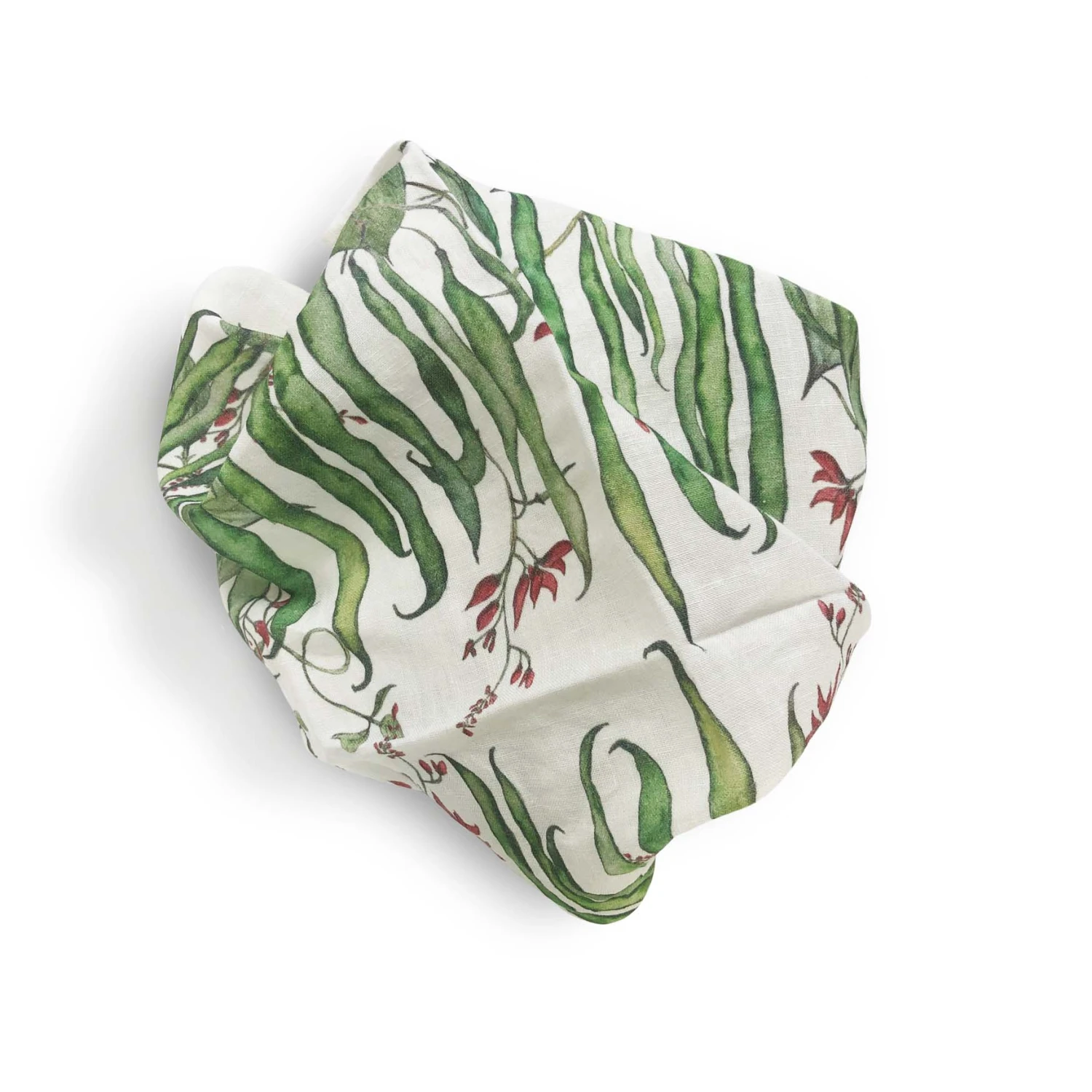 Bean Flower Linen Napkin 2 Bean Flower Linen Napkin - Image 2