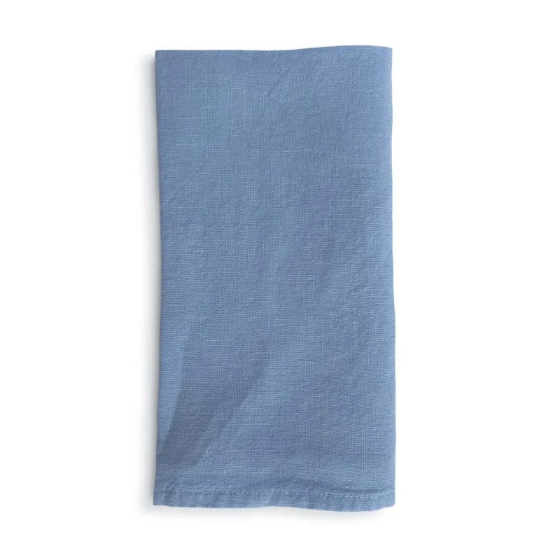 Light Blue Linen Napkin 2 Light Blue Linen Napkin - Image 2