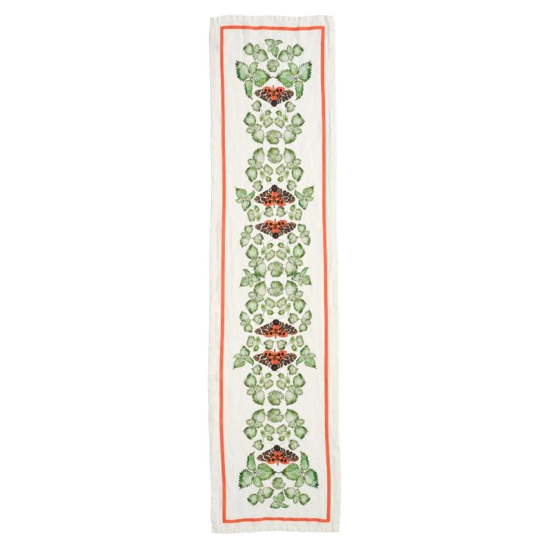 Tiger Moth & Stinging Nettle Table Runner 1 Tiger Moth & Stinging Nettle Table Runner