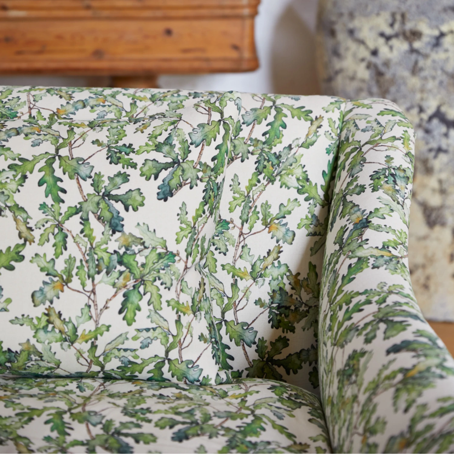 Oak Leaf Fabric 2 Oak Leaf Fabric - Image 2