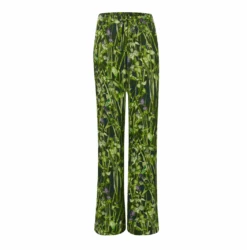 Silk Trousers In Rivermint With Stripe